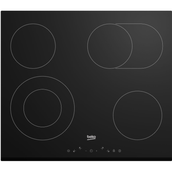Варочная поверхность Beko BHC6440KBEB черный