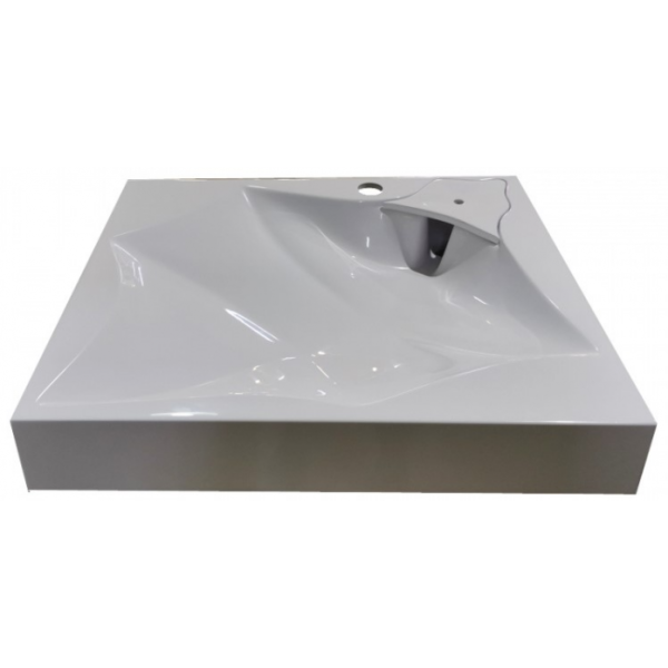 Раковина над стиральной машиной Stella Polar Элиза SP-00000723 с кронштейнами, белый