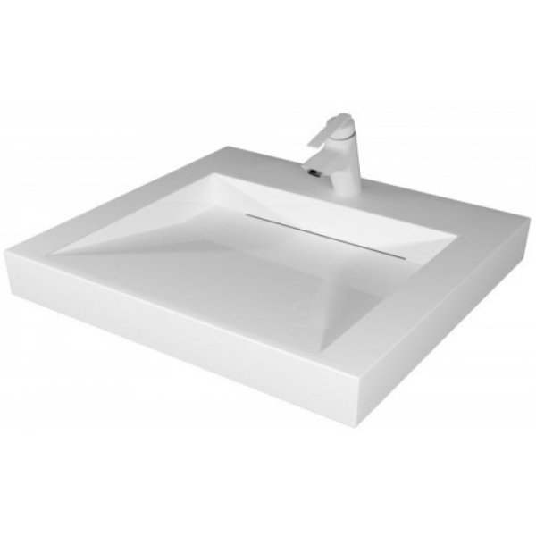 Раковина над стиральной машиной Stella Polar Берта 60х55 SP-00000238 с кронштейнами, белый