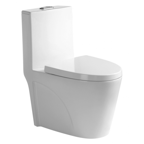 Унитаз моноблок Stella Polar Таррагона KN6224000 SP-00001850 с сиденьем, белый