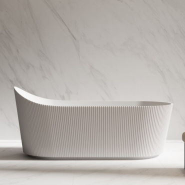 Акриловая ванна Abber AB9445MW белая матовая