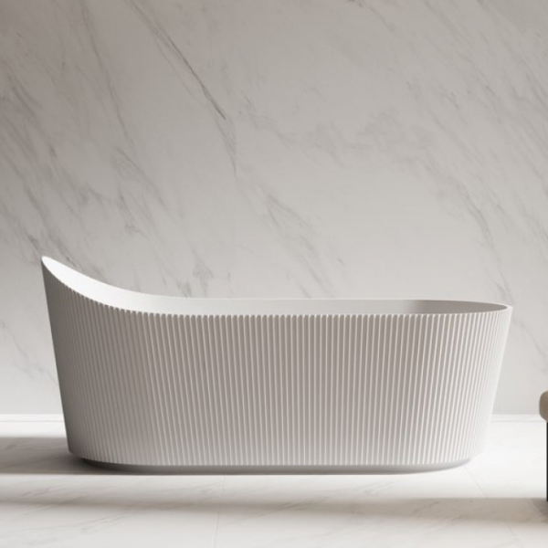 Акриловая ванна Abber AB9445MW белая матовая