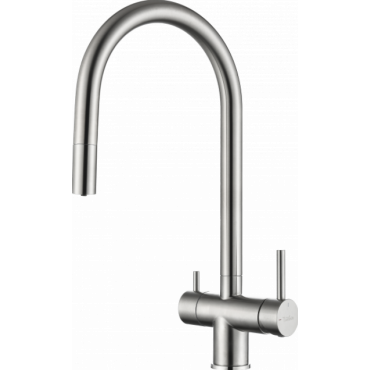 Смеситель для кухни Rivelato 2433505 grigio cromo