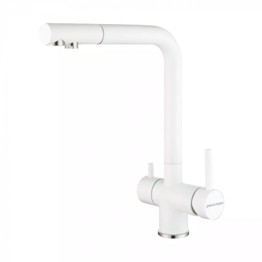 Смеситель для кухни Paulmark Skalen Sk213020-WH белый матовый