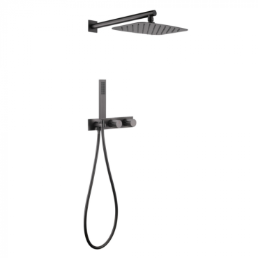 Душевая система Abber Rund AF8718NG никель