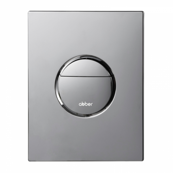 Кнопка смыва пневматическая Abber AC0126 хром глянцевый