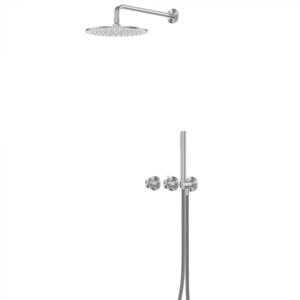 Душевая система Abber Emotion 316 AF8851BST брашированная сталь