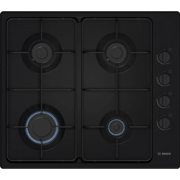 Газовая варочная поверхность Bosch PBP6C6K80Q черный