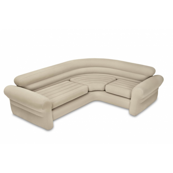 Диван надувной Intex Corner Sofa угловой 257*203*76см 68575