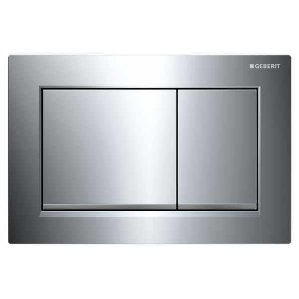 Смывная клавиша Geberit Omega 30 115.080.KH.1 хром/матовый хром