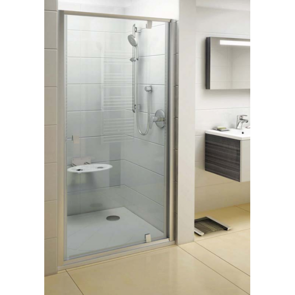 Душевая дверь Ravak Pivot PDOP2-100 белый/хром + транспарент 03GA0100Z1