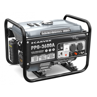 Бензиновый генератор CARVER PPG - 3600А 01.020.00011 Бензиновый генератор CARVER PPG - 3600А 01.020.00011