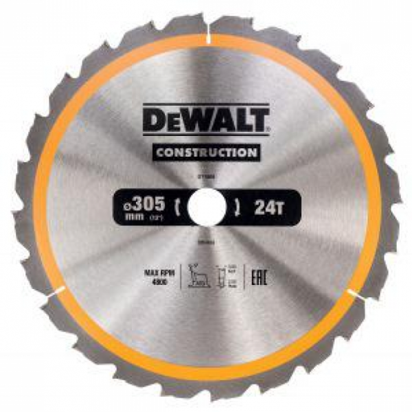 Пильный диск DeWalt CONSTRUCT 305х30 мм 24 ATB DT1958