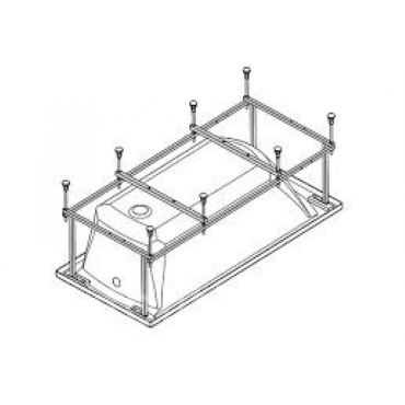 Монтажный комплект для ванны Santek Каледония WH302384 150х75