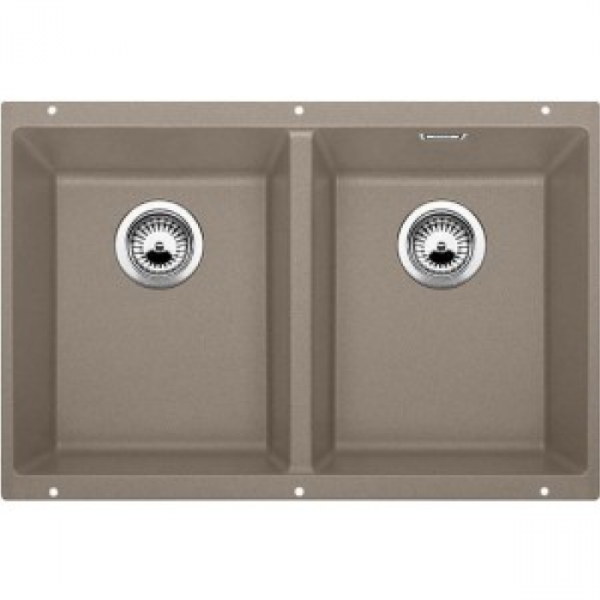 Кухонная мойка Blanco SUBLINE 350/350-U SILGRANIT 523581 серый беж