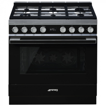 Комбинированная плита Smeg CPF9GPBL Комбинированная плита Smeg CPF9GPBL