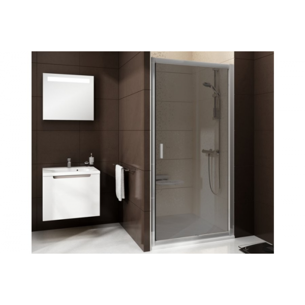 Душевая дверь Ravak Blix BLDP2-110 белый+грапе 0PVD0100ZG