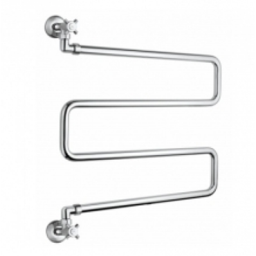 Водяной полотенцесушитель Margaroli Vento 400SPCR хром поворотный