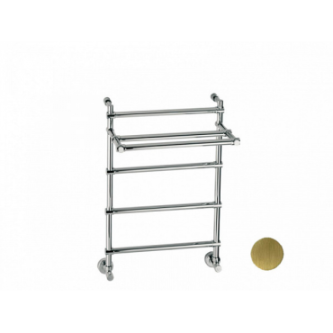 Водяной полотенцесушитель Margaroli Sole 4554704OBP с полкой бронза Водяной полотенцесушитель Margaroli Sole 4554704OBP с полкой бронза