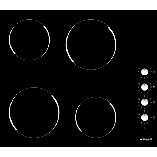Электрическая варочная панель Weissgauff HV 640 BK