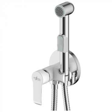 Смеситель Rossinka W25-51 хром/белый