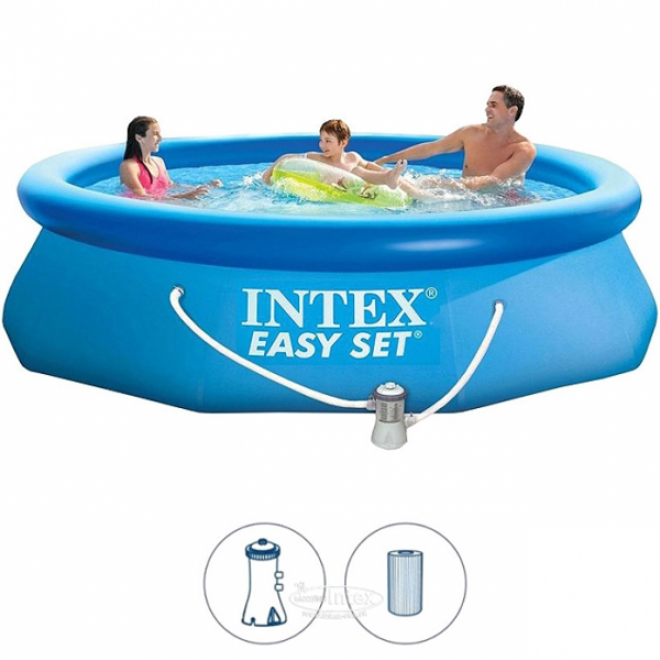 Бассейн надувной Intex Easy Set с фильтр-насосом 305*76см 28122