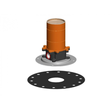 Встраиваемая часть напольного излива Gessi MANZONI 38389.031 хром Встраиваемая часть напольного излива Gessi MANZONI 38389.031 хром