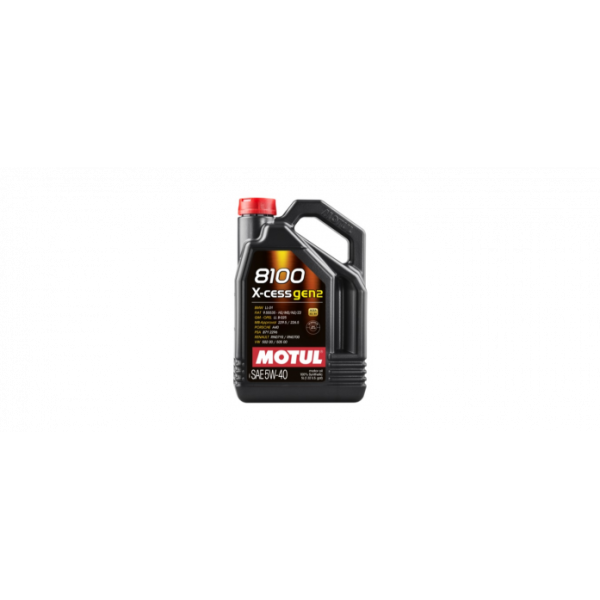 Масло моторное MOTUL 8100 X-cess GEN2 SAE 5w40 5л 109776/24739