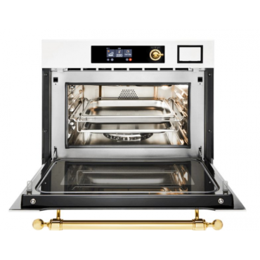 Комбинированный духовой шкаф ILVE 645-SCHSW/SSC сталь (ручки хром)