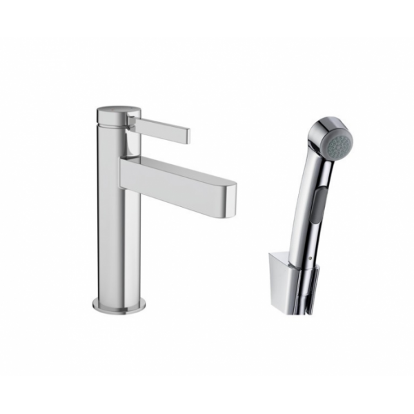 Смеситель для раковины с гигиеническим душем Hansgrohe Finoris 76210000 хром