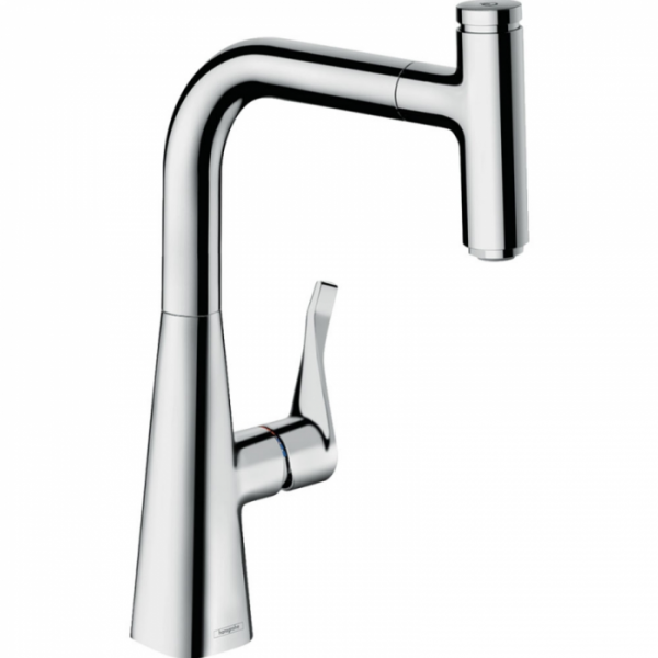 Смеситель для кухни Hansgrohe Metris Select M71 73802000 хром