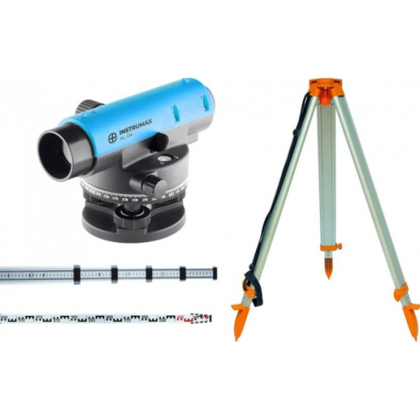 Нивелир оптический ADA INSTRUMAX AL-124 + Рейка нивелирная TS-500 + Штатив алюминиевый TR-160 IM0131_К