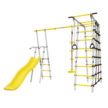 Дачный комплекс Romana Богатырь + ДИСК качели 103.07.06 серый/жёлтый Дачный комплекс Romana Богатырь + ДИСК качели 103.07.06 серый/жёлтый