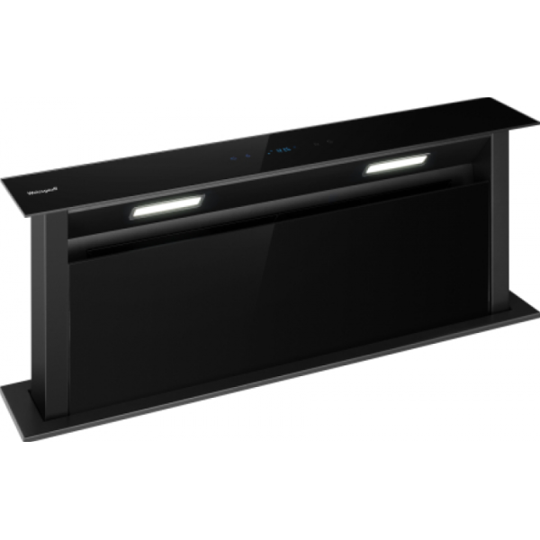 Вытяжка Weissgauff Down Draft 900 Touch Premium Black + Комплект для установки (2 места)