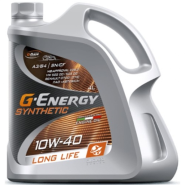 Масло G-Energy Synthetic Long Life 10W-40 (4л) (МЗСМ) 26780 562098017