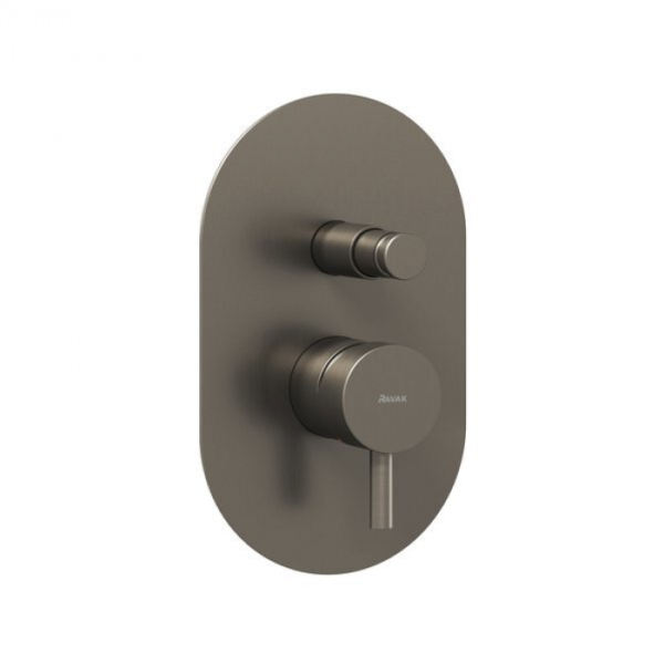 Смеситель скрытого монтажа Ravak Espirit ES 061.20GB.O2 X070321 графит