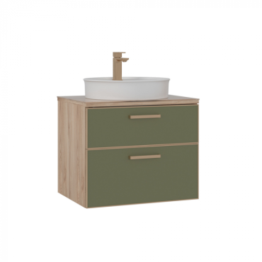 Тумба под раковину ORKA Salerno 60 цвет Sardinia, ручки золото 3008777