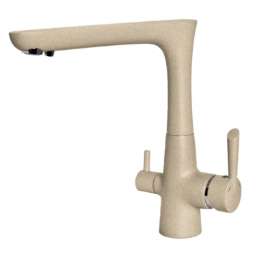 Смеситель GranFest 3223 с краном питьевой воды кашемир