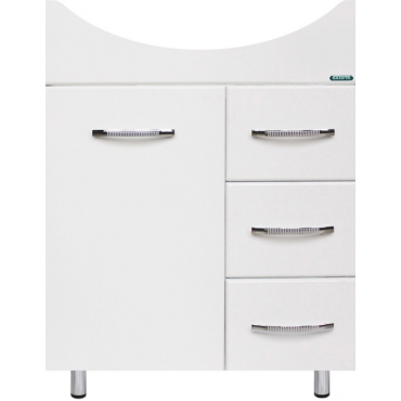 Тумба под раковину Sanita Лагуна/3 TLGN65 белый