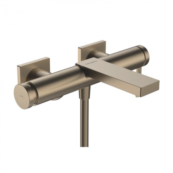 Смеситель для ванны Hansgrohe Tecturis E 73420140 шлифованная бронза