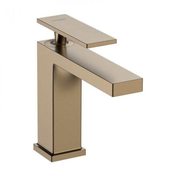 Смеситель для раковины Hansgrohe Tecturis E 73011140 шлифованная бронза