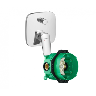 Смеситель для ванны Hansgrohe Logis 71405000S (71405000+01800180) хром