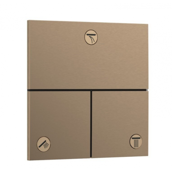 Переключатель потоков Hansgrohe ShowerSelect Comfort E 15573140 бронза шлифованная