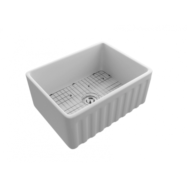 Мойка керамическая Paulmark GLAMP 61 DUO PM086146-WH белый