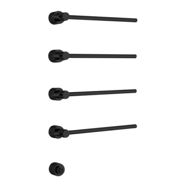 Полотенцесушитель электрический Margaroli Sole 622 Matt Black