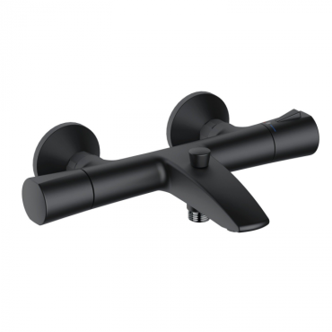 Термостат для ванны Kludi Zenta 351013938 чёрный матовый