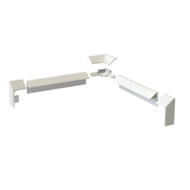 Бордюр декоративный для ванн и поддонов AQUATEK DEKOR-0000001 белый глянцевый