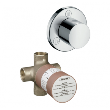 Запорный вентиль Hansgrohe Trio/Quattro 15932000S (15932000+15930180) хром