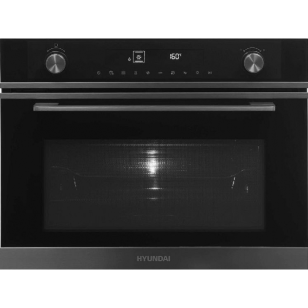 Электрический духовой шкаф Hyundai HMEO 6540 DX черный/графитовый