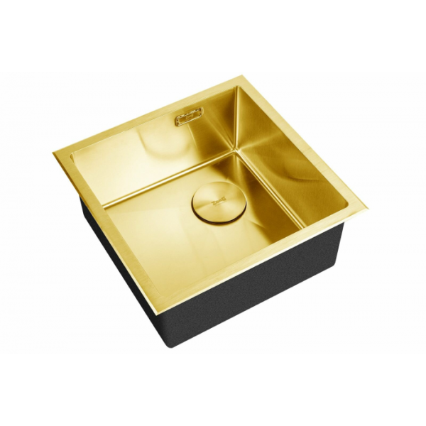 Мойка для кухни ZorG LUX 4444 GOLD золото